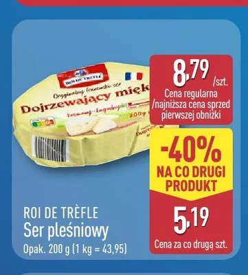 Ser pleśniowy Roi de Trèfle promocja w Aldi