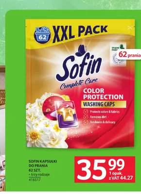Kapsułki do prania Sofin promocja w Selgros