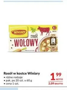 Rosół w kostce Winiary promocja w Makro
