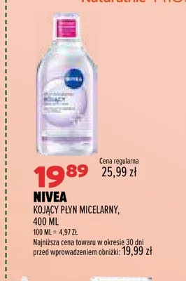 Kojący płyn micelarny Nivea promocja w Drogerie Natura