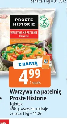 Warzywa na patelnię Proste Historie promocja w Leclerc