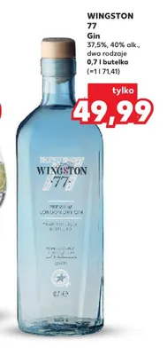 Gin Wingston 77 promocja w Kaufland