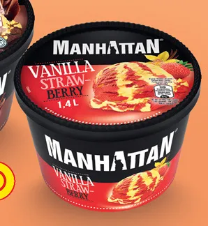 Lody Manhattan Vanilla Straw-Berry promocja w Biedronka