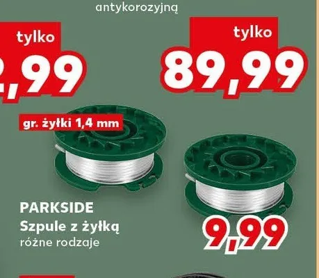 Szpule z żyłką Parkside promocja w Kaufland