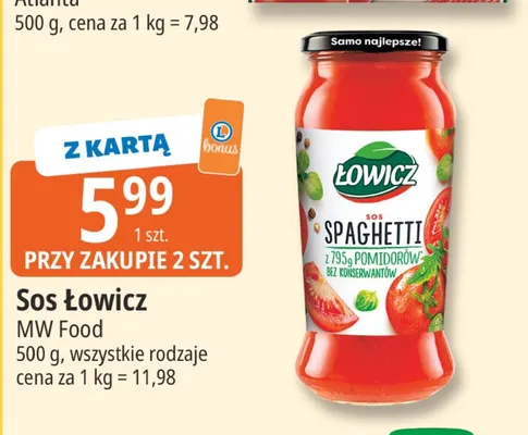 Sos Łowicz promocja w Leclerc