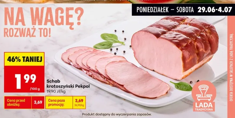Schab krotoszyński Pekpol promocja w Biedronka