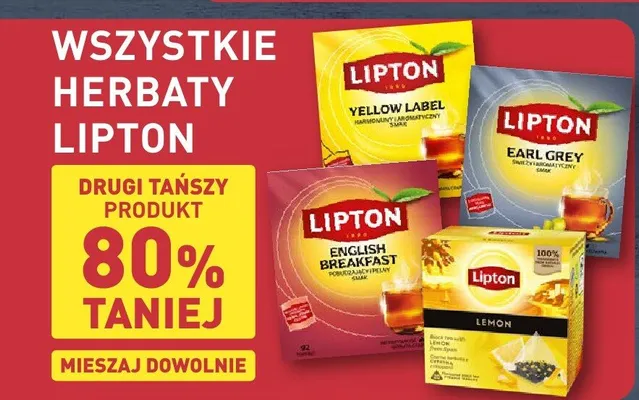 Herbata Yellow Label promocja w Aldi