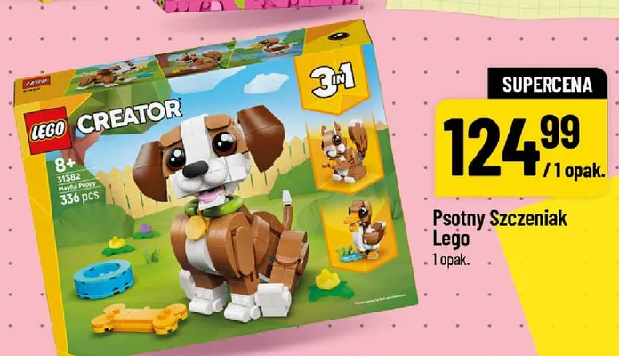 Klocki LEGO Psotny szczeniak promocja w POLOmarket