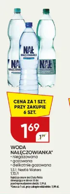 Woda niegazowana Nałęczowianka promocja w Chata Polska