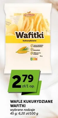 Wafle kukurydziane Wafitki EuroWafel promocja w Euro Sklep