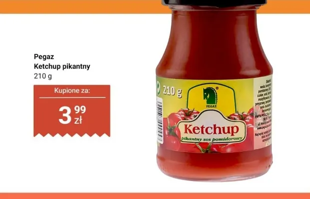 Ketchup pikantny promocja w Dino
