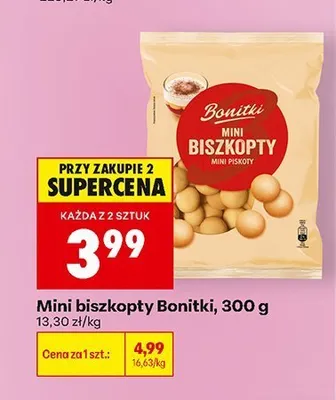 Mini biszkopty Bonitki promocja w Biedronka