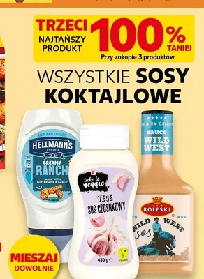Sos Creamy Ranch Hellmann's promocja w Kaufland