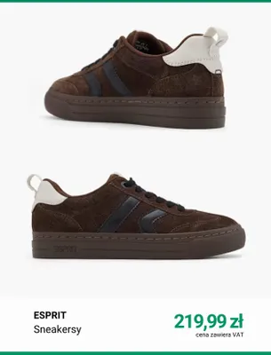 Sneakersy Esprit promocja w Deichmann