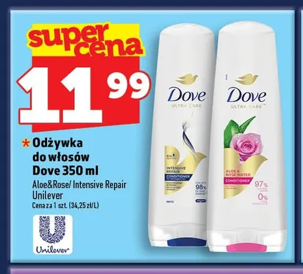 Odżywka do włosów Dove Aloe & Rose promocja w TOPAZ
