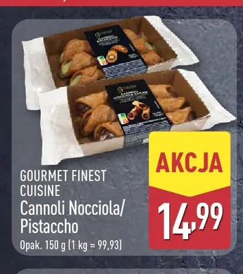 Cannoli Pistacchio Gourmet Finest Cuisine promocja w Aldi