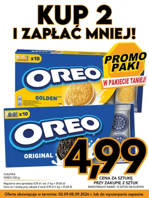 Ciastka Oreo Original promocja w Kupiec
