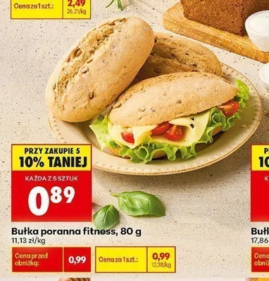 Bułka poranna fitness promocja w Biedronka