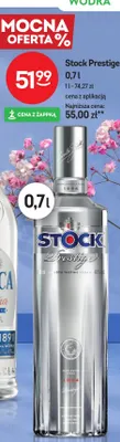 Wódka Stock Prestige promocja w Żabka