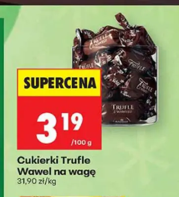 Cukierki Trufle Wawel na wagę promocja w Biedronka