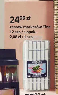 Zestaw markerów Fine Creadu 12 szt. promocja w Empik