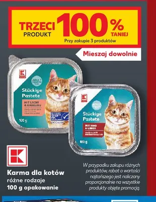 Karma dla kotów K-Classic promocja w Kaufland