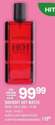 Woda toaletowa hot water promocja w Drogerie Natura