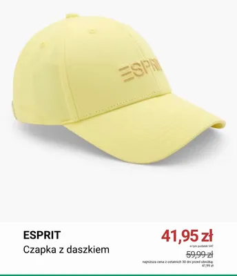 Czapka z daszkiem ESPRIT promocja w Deichmann