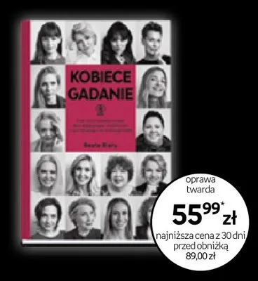 Książka Kobiece gadanie Beata Biały oprawa twarda promocja w Empik
