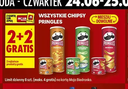 Chipsy Pringles promocja w Biedronka