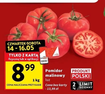 Pomidor malinowy luz polski promocja w Intermarche