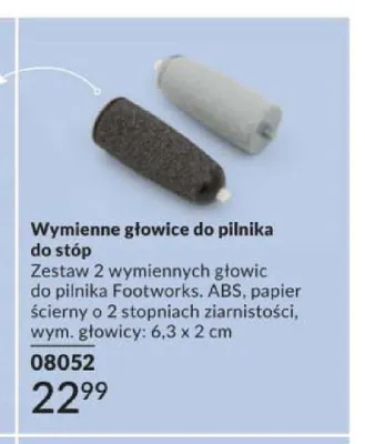 Wymienne głowice do pilnika do stóp Footworks 2-pak promocja w AVON