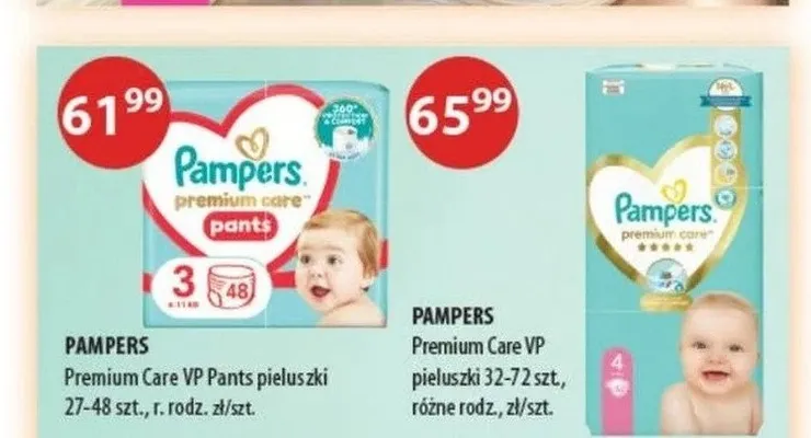Pieluchomajtki Pampers Premium Care Pants promocja w Drogerie Laboo