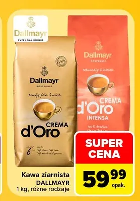 Kawa ziarnista d'Oro Crema Dallmayr promocja w Carrefour