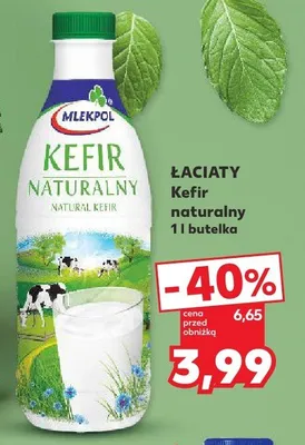 Kefir naturalny Łaciate promocja w Kaufland