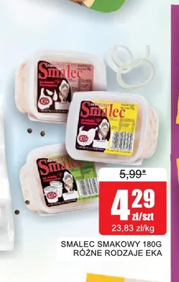 Smalec smakowy Eka promocja w Bingo