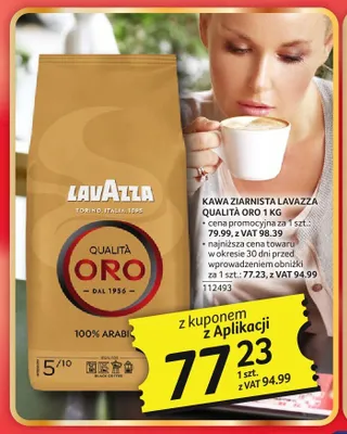 Kawa ziarnista Lavazza Qualità Oro promocja w Selgros