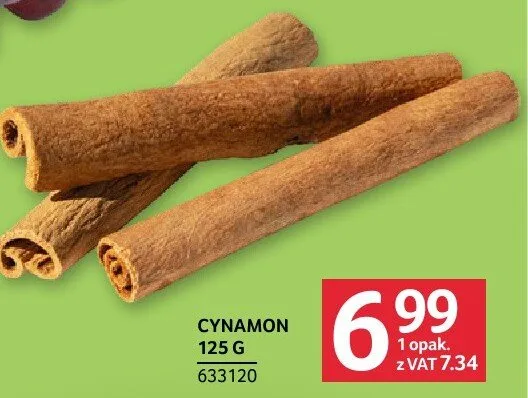 Cynamon 125 g promocja w Selgros