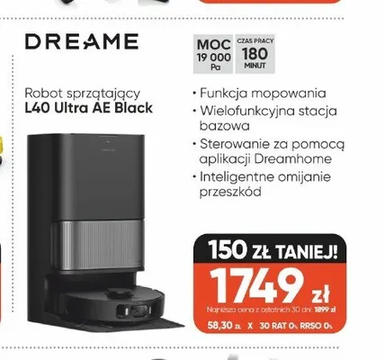 Robot sprzątający Dreame L40 Ultra AE promocja w Max Elektro
