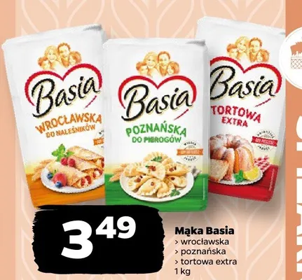 Mąka wrocławska do naleśników Basia promocja w Netto