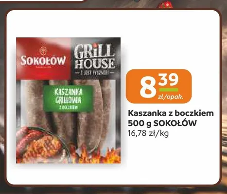 Kaszanka z boczkiem Sokołów promocja w Gama