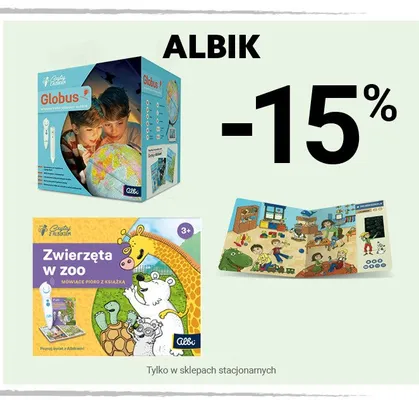 Książki interaktywne Albik Albi promocja w Smyk