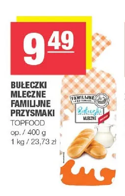 Bułeczki mleczne Familijne Przysmaki Topfood promocja w SPAR