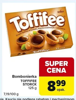 Bombonierka TOFFIFEE STORCK promocja w Carrefour Express