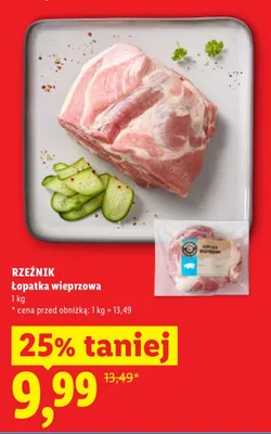 Łopatka wieprzowa Rzeźnik promocja w Lidl