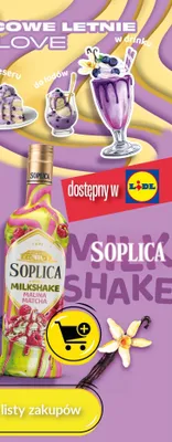 Likier Soplica milkshake matcha malina 0,5 promocja w Lidl
