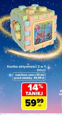 Kostka aktywności 2 w 1 Dolu promocja w Carrefour