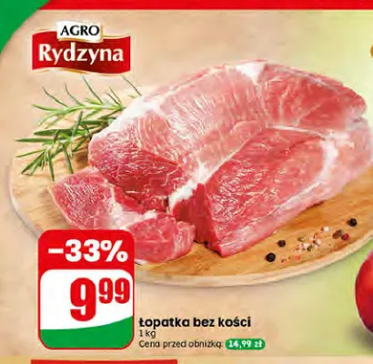 Łopatka bez kości Agro Rydzyna promocja w Dino