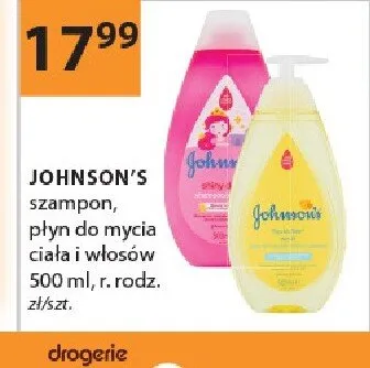 Płyn do mycia ciała i włosów JOHNSON'S 500ml promocja w Drogerie Laboo