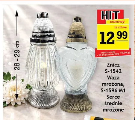 Znicz S-1542 Waza mrożona promocja w Gram Market